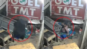 शराब दुकान अहाते में 4 मिनट तक मौत का साया