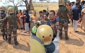 सड़क निर्माण विवाद में SECL अधिकारी पर हमला, ग्रामीणों ने बनाया बंधक, गुलेल से पत्थर मारकर किया घायल