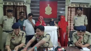 अंतर्राज्यीय चोर गिरोह का भंडाफोड़, सास-दामाद समेत 5 गिरफ्तार