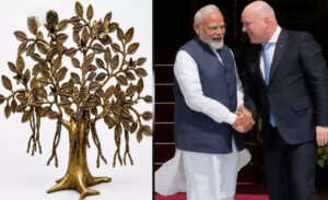प्रधानमंत्री मोदी ने न्यूजीलैंड के प्रधानमंत्री को भेंट की बस्तर की “ढोकरा ट्री ऑफ लाइफ”