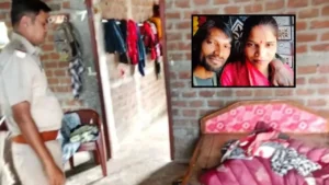पत्नी की गला घोंटकर बेड के अंदर छिपाया शव, ऊपर सोता मिला आरोपी पति