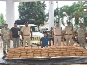 बस्तर में करोड़ों का गांजा जब्त, यूपी का तस्कर गिरफ्तार, ओडिशा से हो रही थी स्मगलिंग